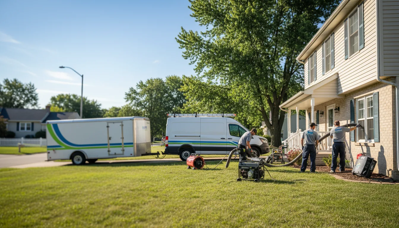Flooded Basement Restoration And Cleanup With Repair in Fruitland, IA near me